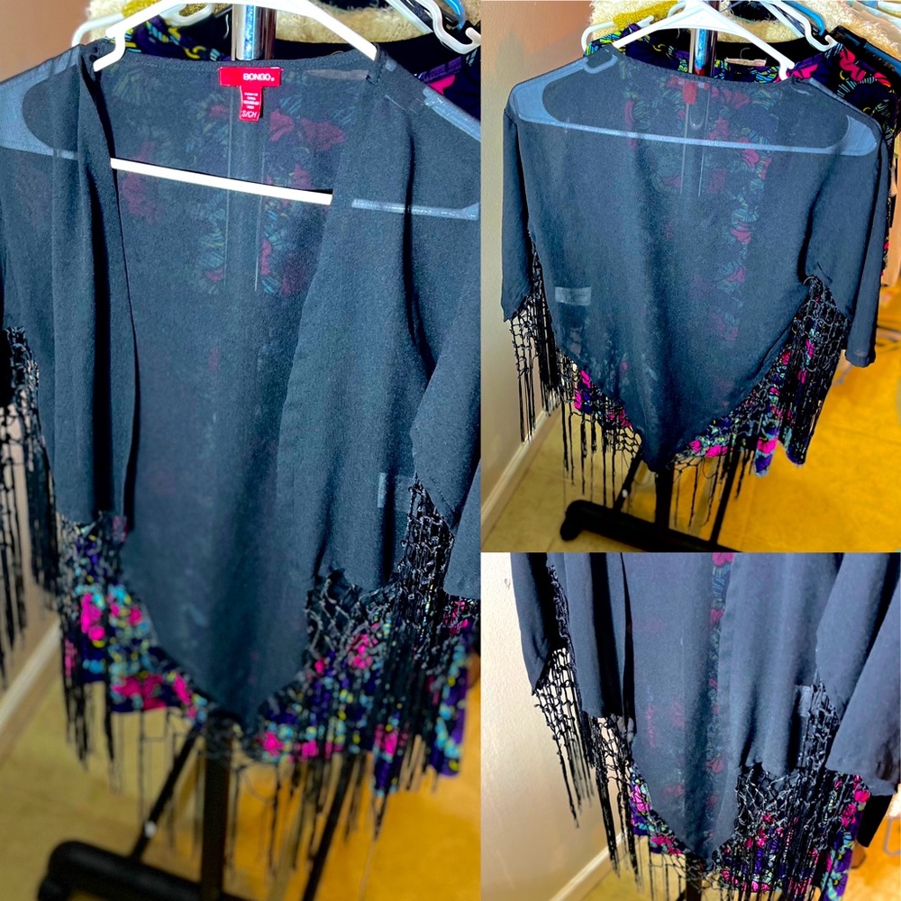 Fringe Swimsuit cover Top